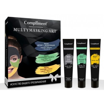 877157 Compliment Multymasking Art ПН №1540 (маска д/л50мл+маска д/л50мл+маска д/л50мл)