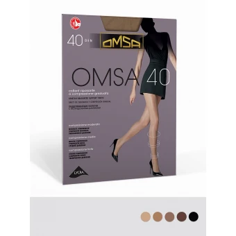 Колготки  женские    3 размер 40 ден         Телесный   Omsa  