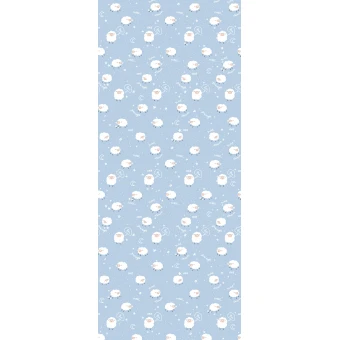 Комплект постельного белья  детский на резинке      из поплина        с наволочкой 40х60 Животные Uniqcute  