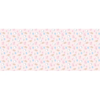 Комплект постельного белья  детский на резинке      из поплина        с наволочкой 40х60 Животные Uniqcute  