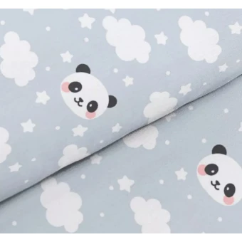 Комплект постельного белья  детский на резинке      из поплина        с наволочкой 40х60 Животные Uniqcute  