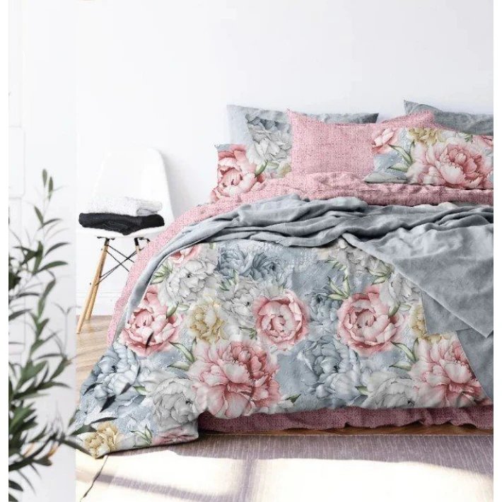 Комплект постельного белья 1,5 спальный из бязи с наволочками 70х70 2 шт Цветы The Дом