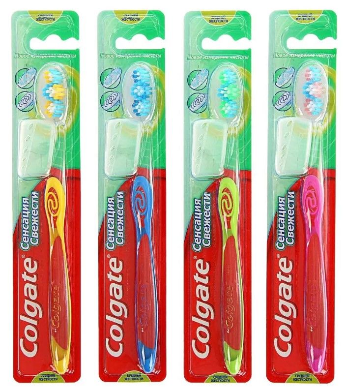 Зубная щетка колгейт средняя. Зубная щетка Colgate сенсация свежести. Зубная щетка Colgate сенсация свежести средняя. Зубная щетка Colgate сенсация свежести, средней жесткости. З/Щ Колгейт сенсация свежести сред.+колпачок // ** vn01055a.